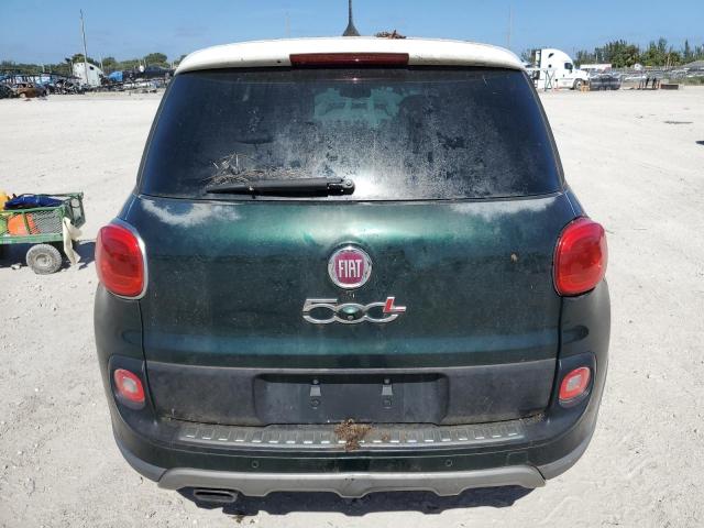 ZFBCFADHXEZ016780 - 2014 FIAT 500L TREKKING GREEN photo 6