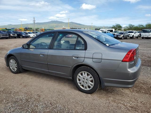 2HGES15535H600185 - 2005 HONDA CIVIC LX SILVER photo 2