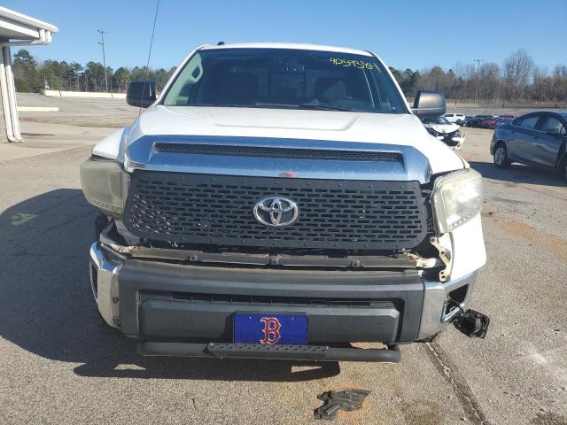 5TFRY5F10EX152680 - 2014 TOYOTA TUNDRA DOUBLE CAB SR/SR5 WHITE photo 5