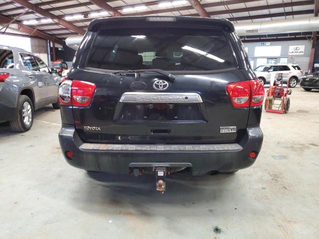 5TDBY68A28S010071 - 2008 TOYOTA SEQUOIA LIMITED BLACK photo 6