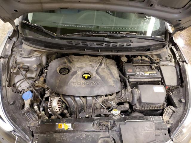 KMHDH4AE5FU424783 - 2015 HYUNDAI ELANTRA SE GRAY photo 11