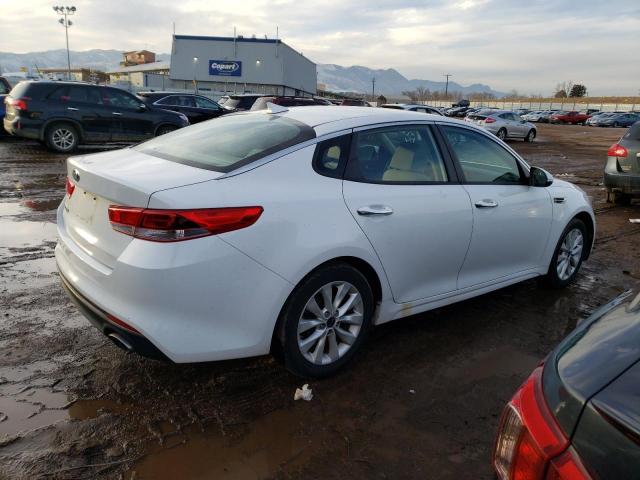 5XXGT4L38GG004437 - 2016 KIA OPTIMA LX WHITE photo 3