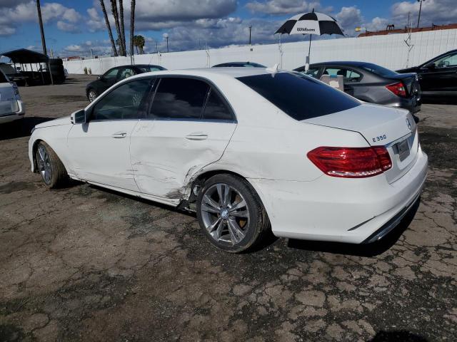 WDDHF5KBXEA785938 - 2014 MERCEDES-BENZ E 350 WHITE photo 2