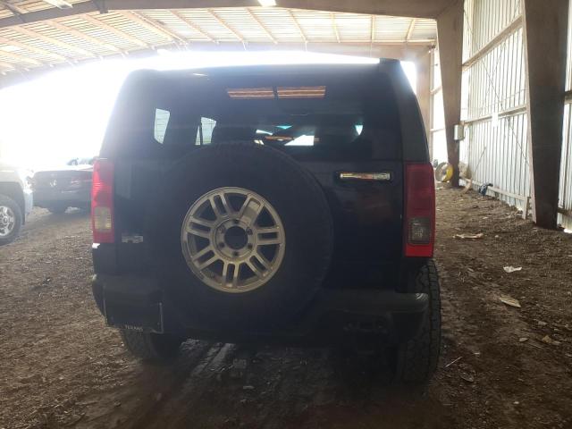 5GTEN13E388206603 - 2008 HUMMER H3 BLUE photo 6