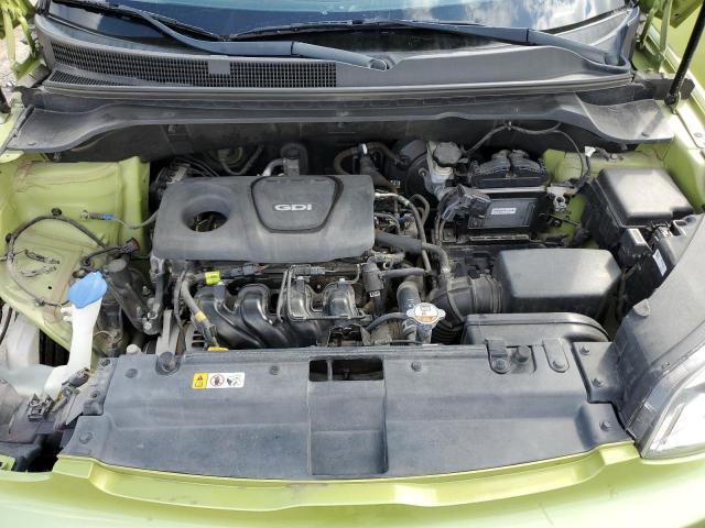 KNDJN2A21H7883157 - 2017 KIA SOUL GREEN photo 11