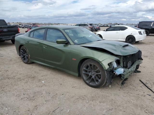 2C3CDXGJXLH241089 - 2020 DODGE CHARGER SCAT PACK GREEN photo 4