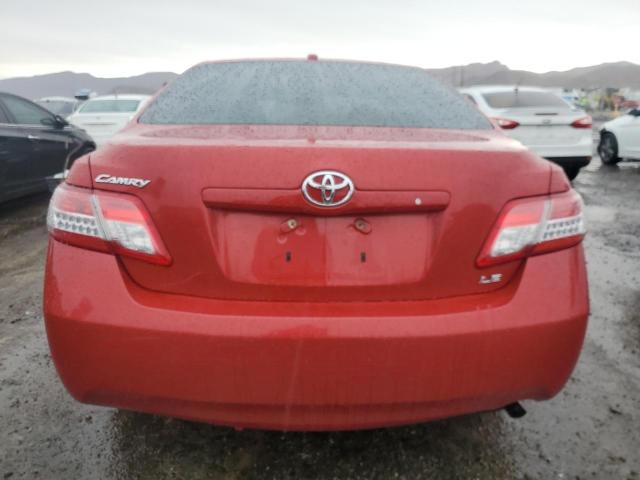 4T4BF3EK6BR153241 - 2011 TOYOTA CAMRY BASE RED photo 6