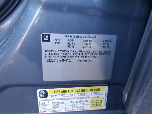 1G1ZG57B194143125 - 2009 CHEVROLET MALIBU LS Boz foto 12