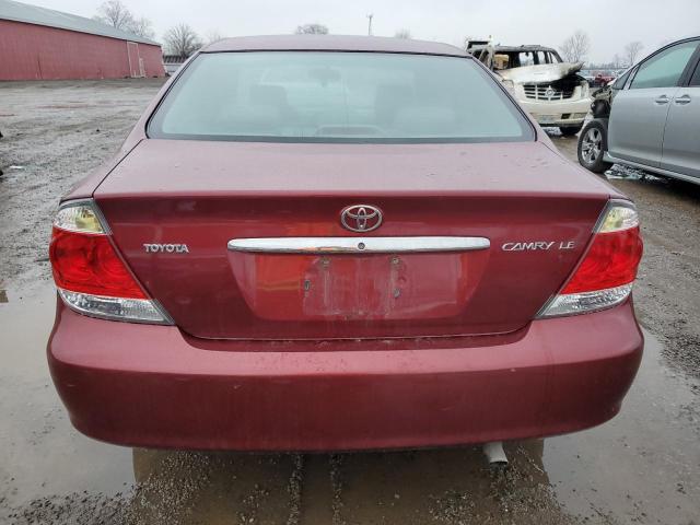 4T1BE32K75U030277 - 2005 TOYOTA CAMRY LE MAROON photo 6