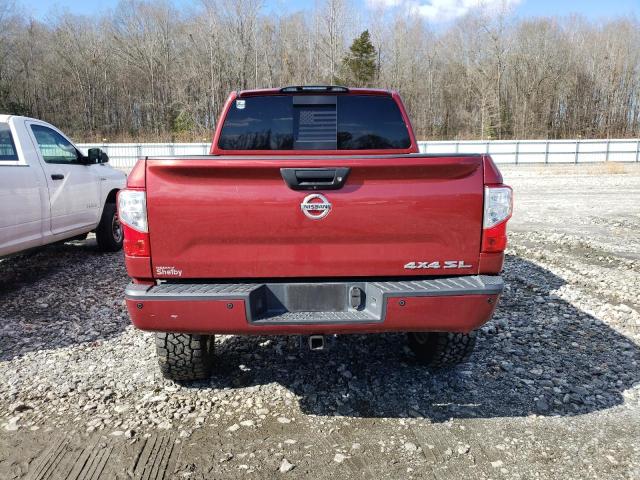 1N6AA1E54HN554407 - 2017 NISSAN TITAN SV BURGUNDY photo 6