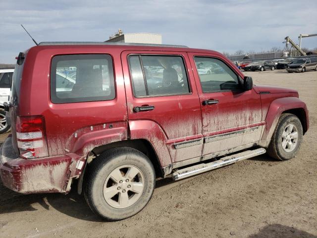 1J4PN2GK6BW526050 - 2011 JEEP LIBERTY SPORT RED photo 3