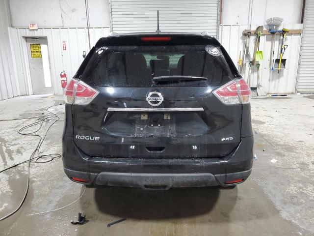 KNMAT2MV7GP609424 - 2016 NISSAN ROGUE S BLACK photo 6