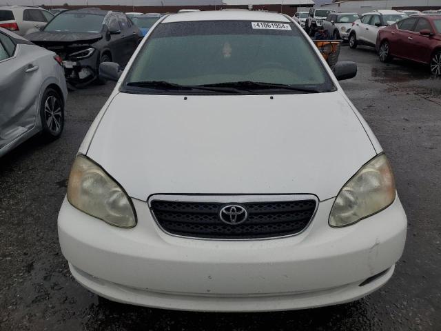 1NXBR32E48Z989607 - 2008 TOYOTA COROLLA CE WHITE photo 5