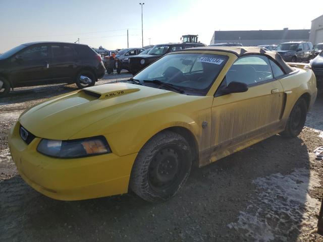 1FAFP45X24F160313 - 2004 FORD MUSTANG GT YELLOW photo 1