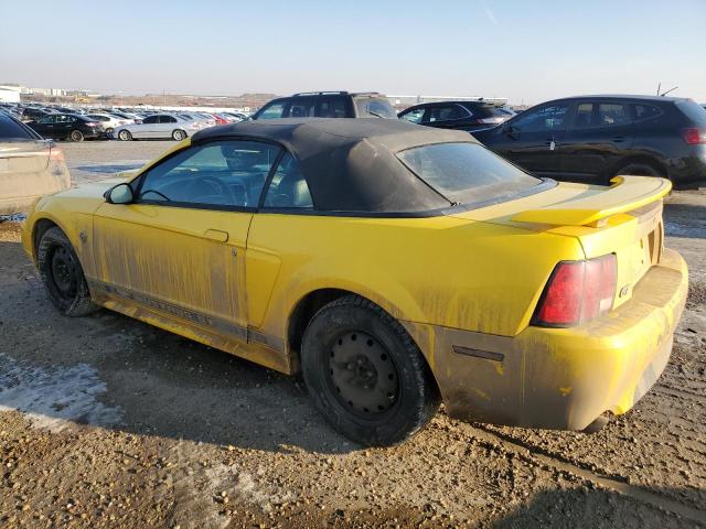 1FAFP45X24F160313 - 2004 FORD MUSTANG GT YELLOW photo 2