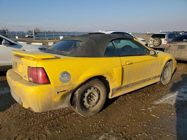 1FAFP45X24F160313 - 2004 FORD MUSTANG GT YELLOW photo 3