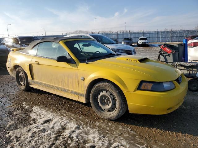 1FAFP45X24F160313 - 2004 FORD MUSTANG GT YELLOW photo 4