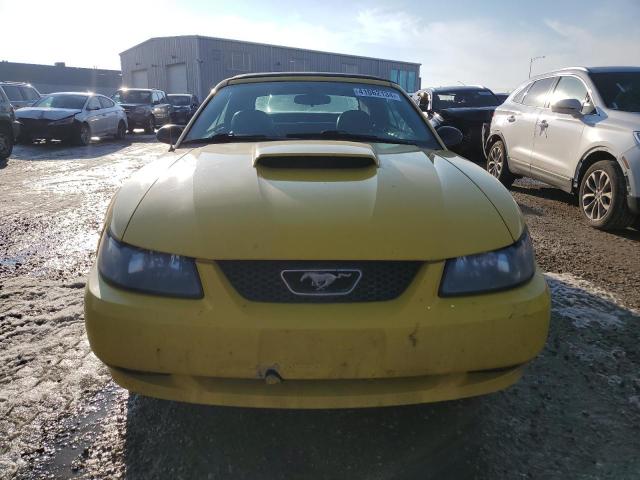 1FAFP45X24F160313 - 2004 FORD MUSTANG GT YELLOW photo 5