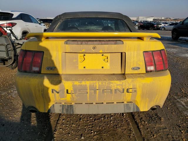 1FAFP45X24F160313 - 2004 FORD MUSTANG GT YELLOW photo 6