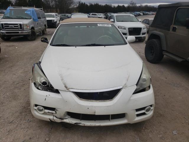 4T1FA38P27U117295 - 2007 TOYOTA CAMRY SOLA SE WHITE photo 5