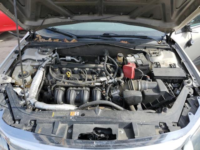 3FAHP0HA6AR243962 - 2010 FORD FUSION SE SILVER photo 11