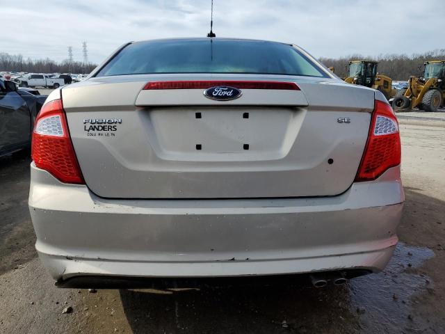 3FAHP0HA6AR243962 - 2010 FORD FUSION SE SILVER photo 6