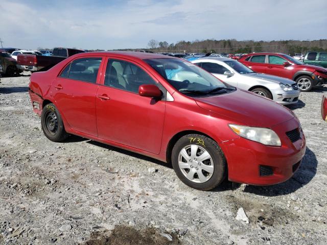 2T1BU4EEXAC418579 - 2010 TOYOTA COROLLA BASE RED photo 4