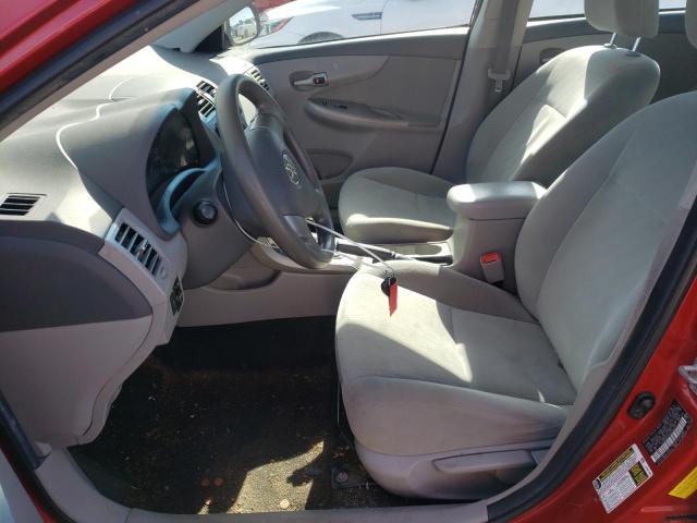 2T1BU4EEXAC418579 - 2010 TOYOTA COROLLA BASE RED photo 7