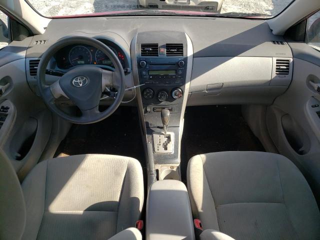 2T1BU4EEXAC418579 - 2010 TOYOTA COROLLA BASE RED photo 8