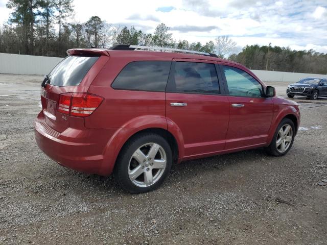 3D4GG67V39T169415 - 2009 DODGE JOURNEY R/T RED photo 3