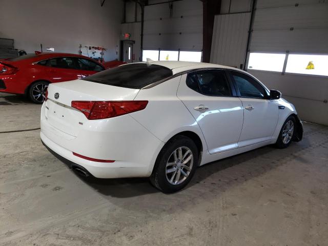 KNAGM4A72D5338866 - 2013 KIA OPTIMA LX WHITE photo 3