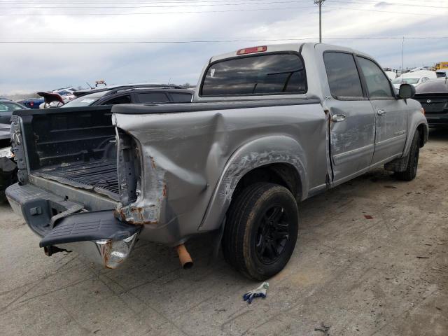 5TBET34176S517635 - 2006 TOYOTA TUNDRA DOUBLE CAB SR5 SILVER photo 3