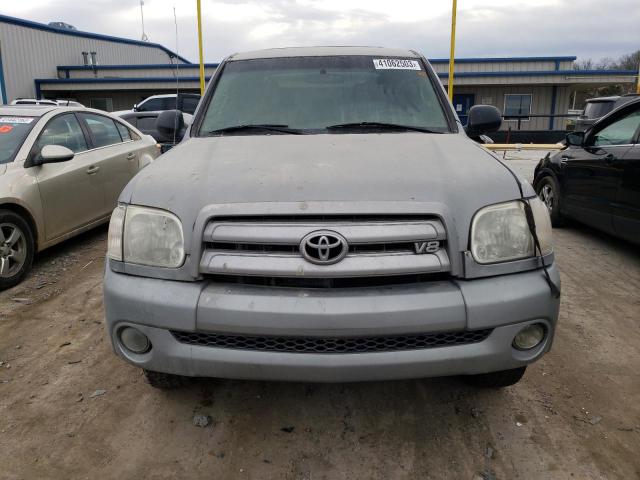 5TBET34176S517635 - 2006 TOYOTA TUNDRA DOUBLE CAB SR5 SILVER photo 5