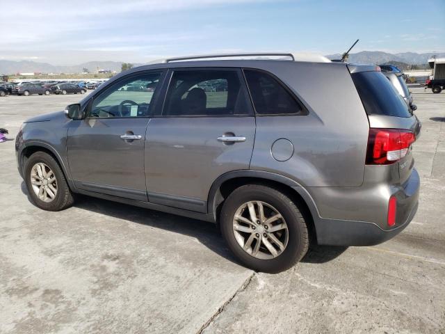 5XYKT4A75FG601166 - 2015 KIA SORENTO LX GRAY photo 2