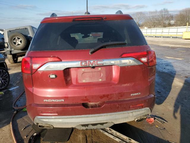 1GKKNXLS2HZ160828 - 2017 GMC ACADIA DENALI RED photo 6