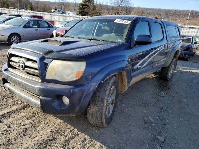 5TEMU52N26Z285319 - 2006 TOYOTA TACOMA DOUBLE CAB LONG BED BLUE photo 1