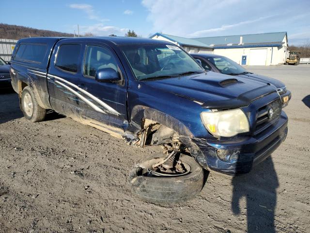 5TEMU52N26Z285319 - 2006 TOYOTA TACOMA DOUBLE CAB LONG BED BLUE photo 4