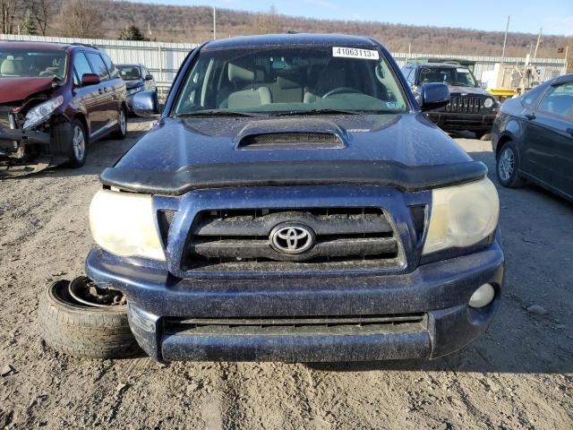 5TEMU52N26Z285319 - 2006 TOYOTA TACOMA DOUBLE CAB LONG BED BLUE photo 5