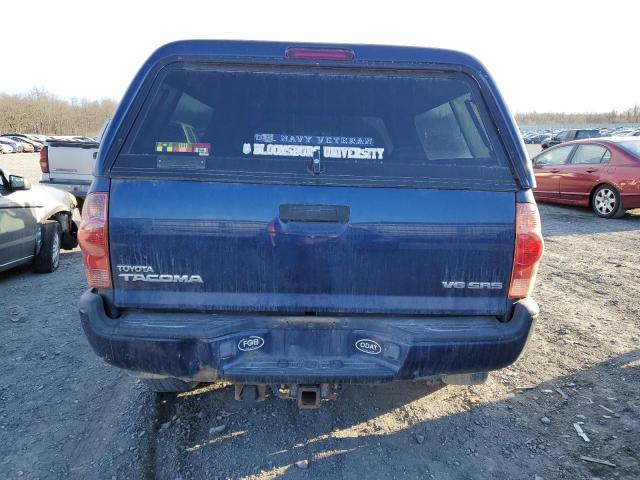 5TEMU52N26Z285319 - 2006 TOYOTA TACOMA DOUBLE CAB LONG BED BLUE photo 6