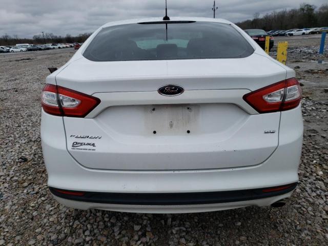 3FA6P0H71DR281633 - 2013 FORD FUSION SE WHITE photo 6