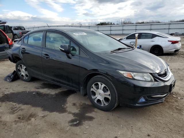 19XFB4F25DE201877 - 2013 HONDA CIVIC HYBRID BLACK photo 4