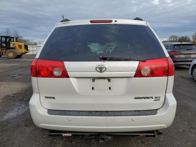 5TDBK22C67S007225 - 2007 TOYOTA SIENNA XLE WHITE photo 6