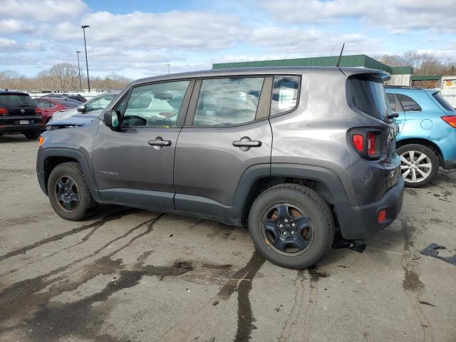 ZACCJAAB9HPE92419 - 2017 JEEP RENEGADE SPORT GRAY photo 2