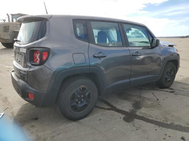 ZACCJAAB9HPE92419 - 2017 JEEP RENEGADE SPORT GRAY photo 3