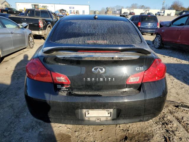 JNKBV61E58M204934 - 2008 INFINITI G35 BLACK photo 6