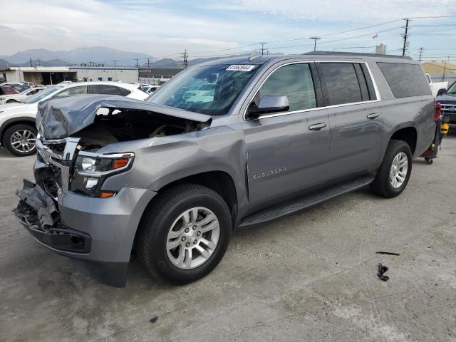 1GNSKHKC3KR159626 - 2019 CHEVROLET SUBURBAN K1500 LT GRAY photo 1