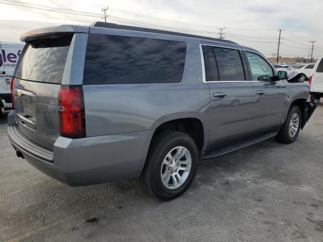 1GNSKHKC3KR159626 - 2019 CHEVROLET SUBURBAN K1500 LT GRAY photo 3