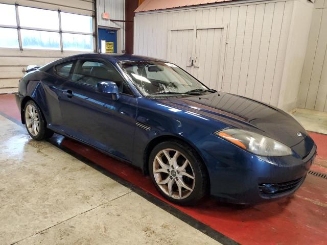 KMHHN66F18U284399 - 2008 HYUNDAI TIBURON GT BLUE photo 4