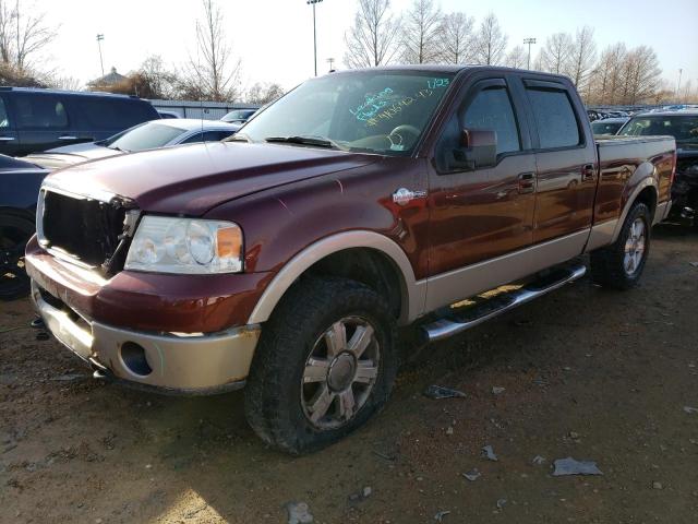 1FTPW14V57KB38625 - 2007 FORD F150 SUPER MAROON photo 1