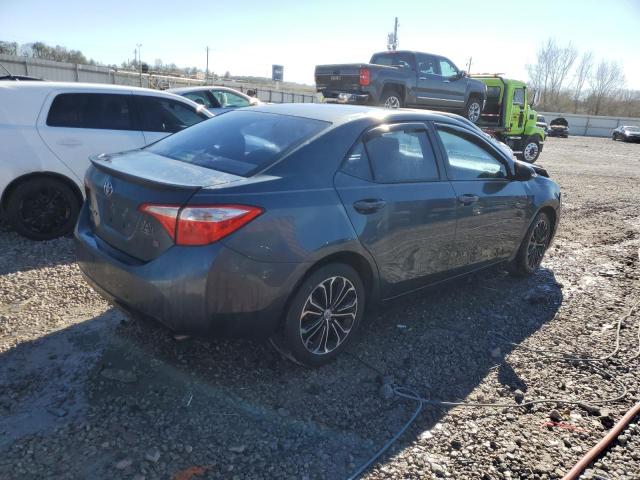 2T1BURHE0EC186556 - 2014 TOYOTA COROLLA L GRAY photo 3